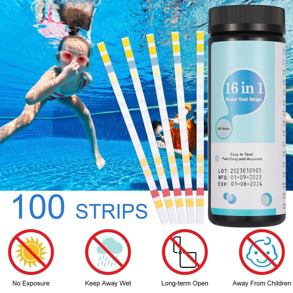 Water Quality Test Kits 16 In 1 Drink Water Test Strips Lead Testing Kit