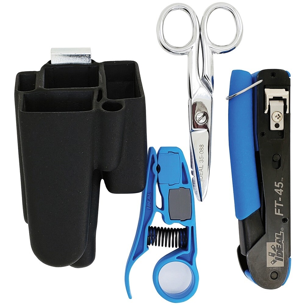 Ideal RJ45 Termination Kit 33-507 - High Performance Network Cable Tool