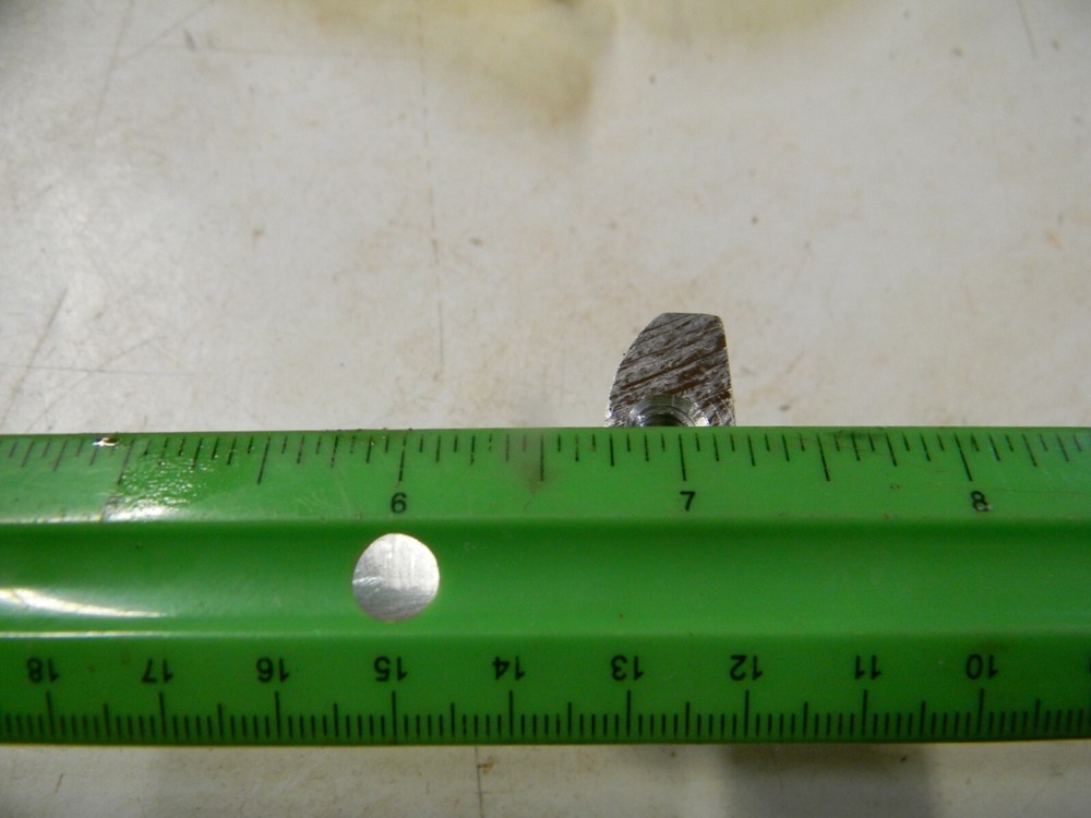 Satin Aluminum 7.5" Oval 1" Wide Solid Handle Pull Push