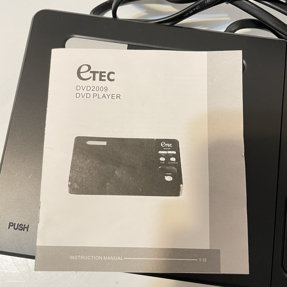 etec DVD2009 Player With Remote Control