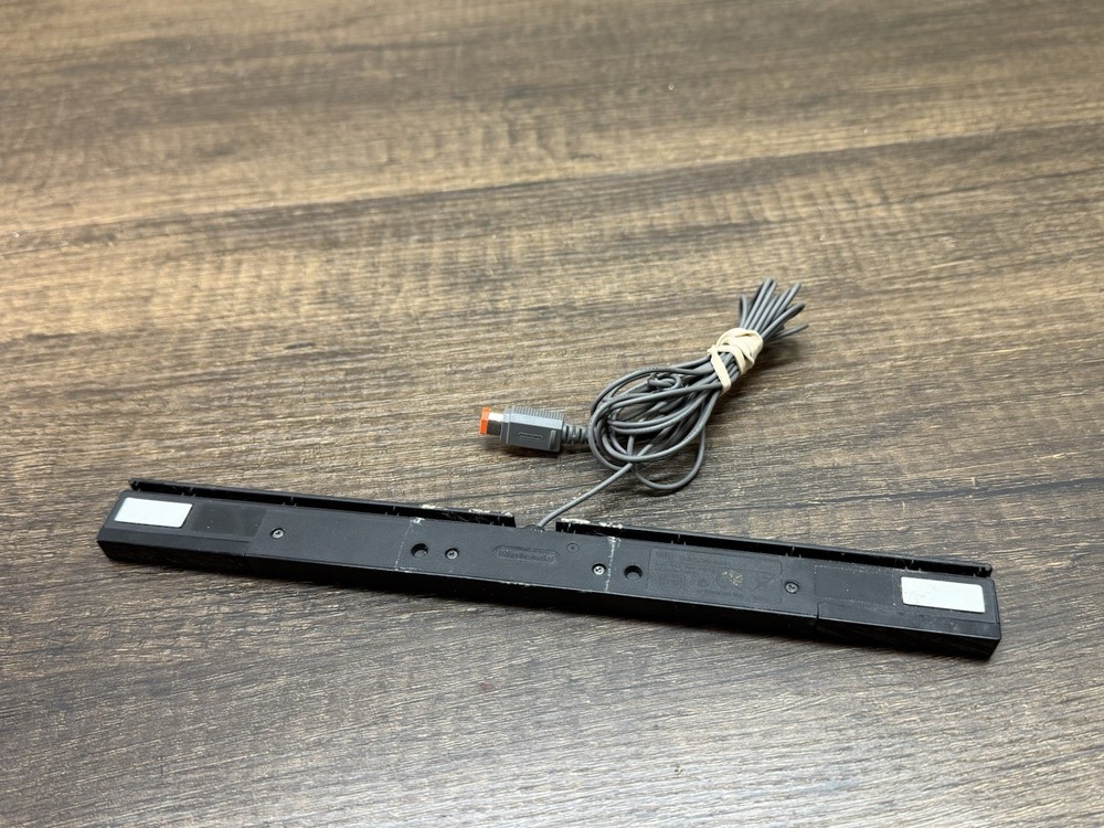 Nintendo RVL014 Sensor Bar - Black - Tested & Working