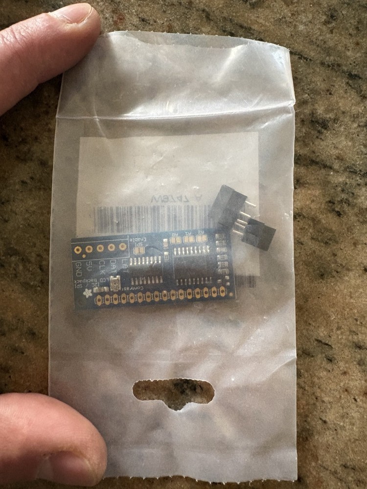 Adafruit LCD Backpack i2c/SPI