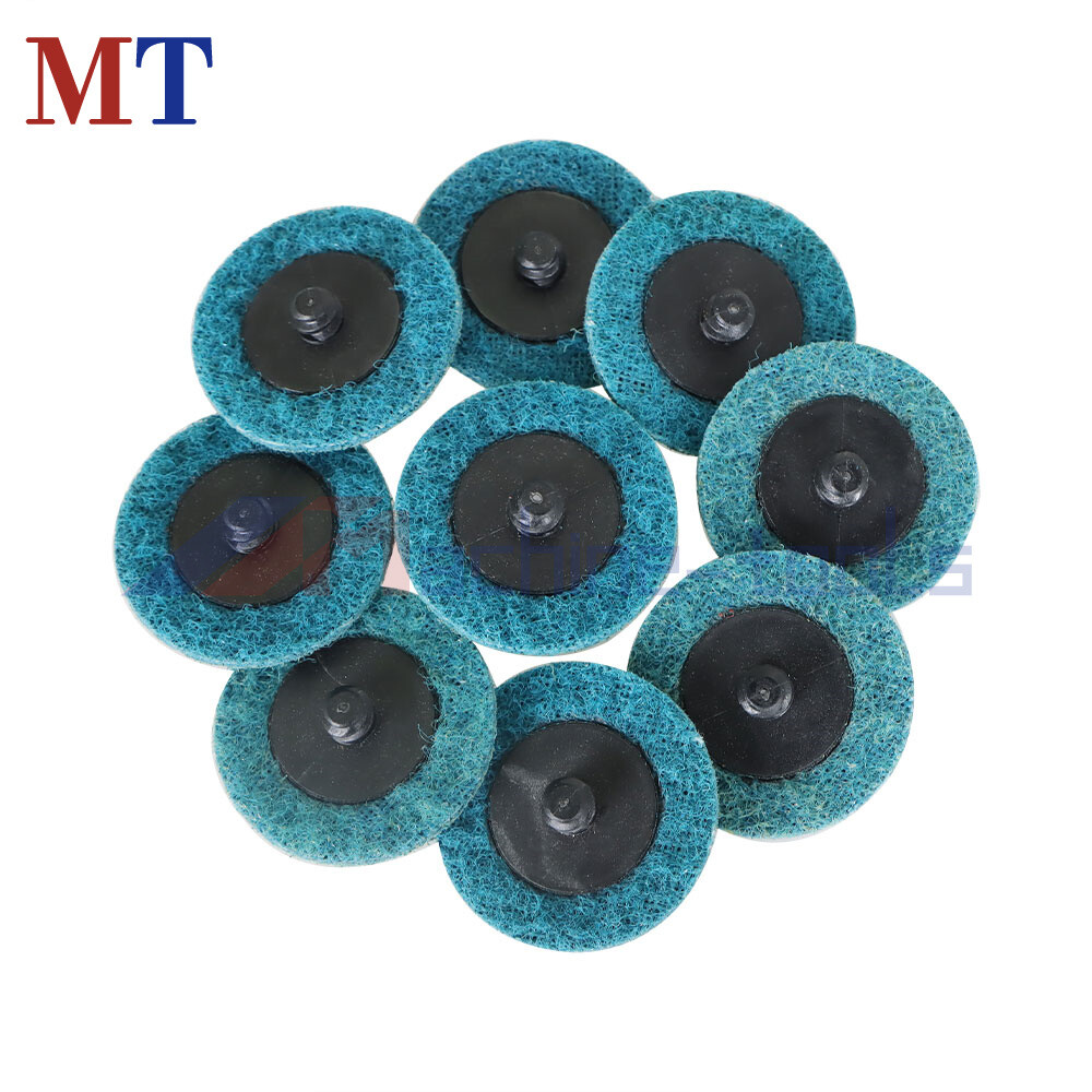 50 Pack 2" Fine Surface Conditioning Discs Roll Lock Die Grinder Sanding Pads