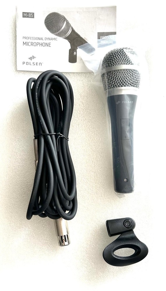 Polsen M-85 Professional Dynamic Handheld Microphone (Dark Gray)
