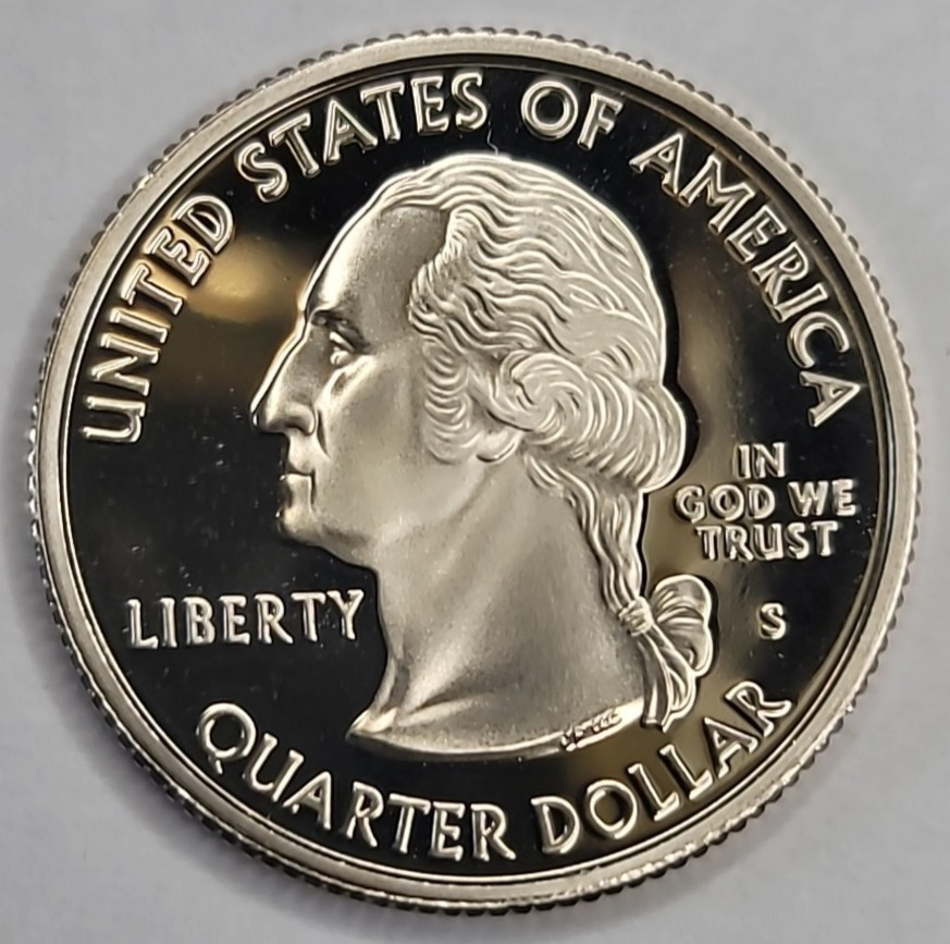 2005 S Gem Proof DCAM Oregon State Quarter - CN-Clad
