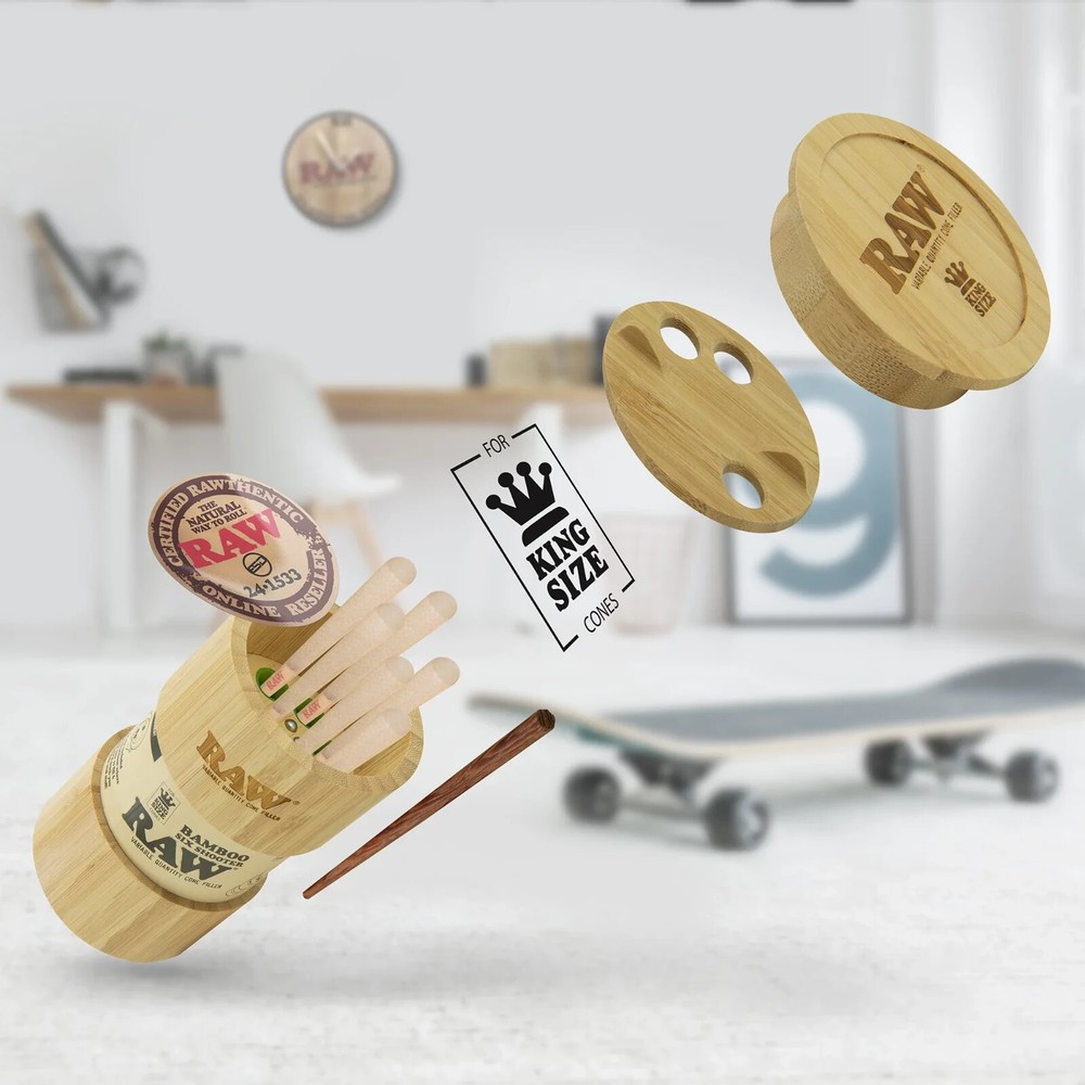 RAW Bamboo Six Shooter | King Size