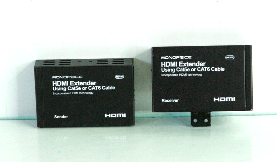 Monoprice ME100 HDMI Extender Receiver/ Transmitter Kit m886