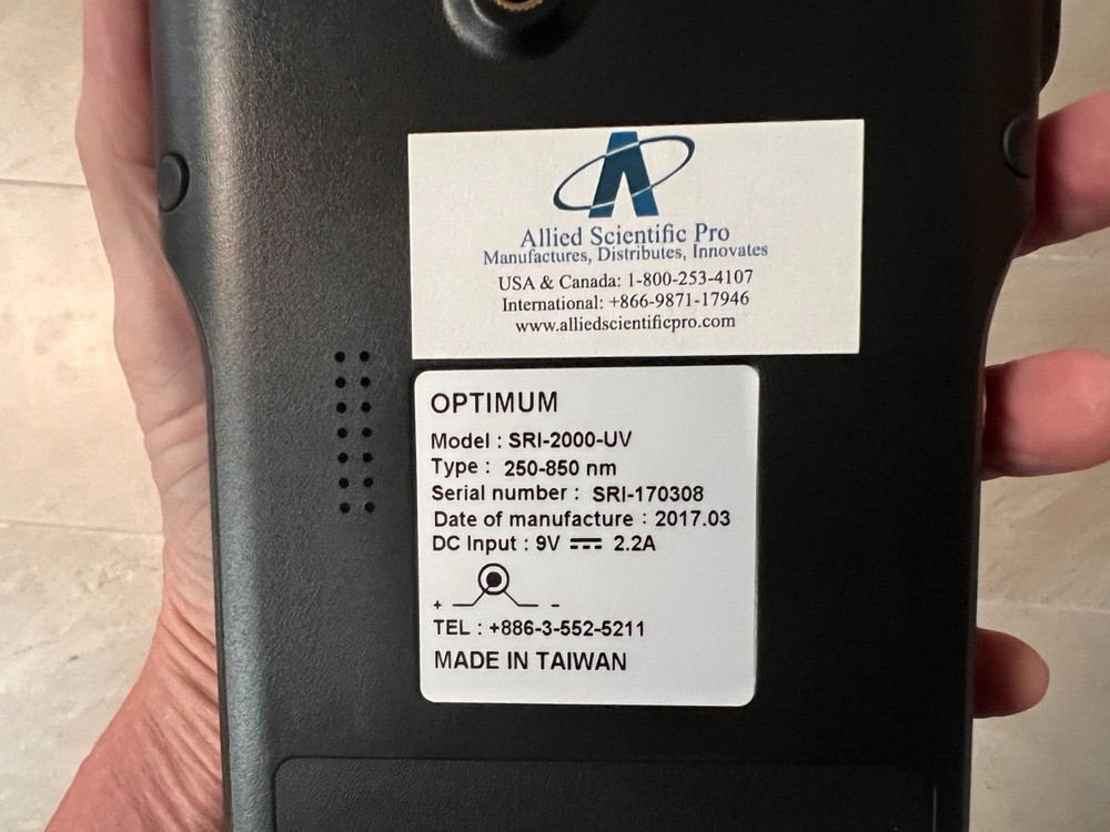 Optimum Spectral Light Meter SRI-2000