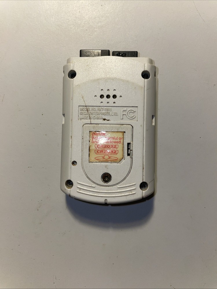 Sega Dreamcast VMU Visual Memory Unit White HKT-7000 Memory Card - Untested!