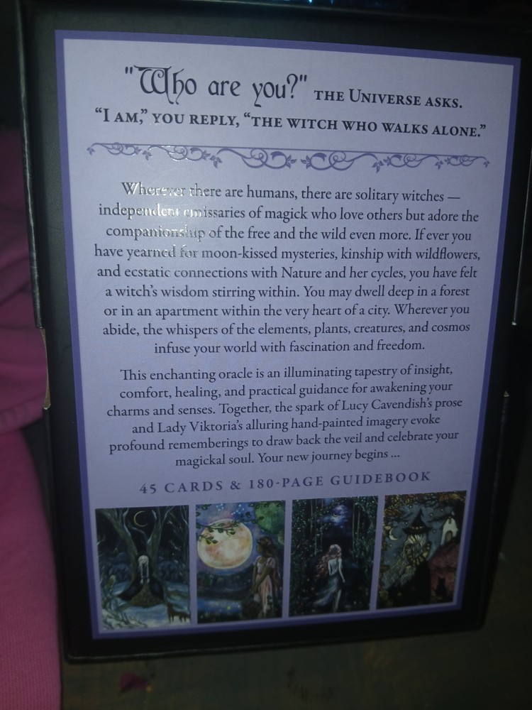 The Solitary Witch Oracle: Lore, Wisdom, and Light - Full Deck
