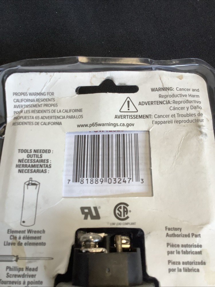 ProSelect PSW12325 4500 Watt Screw-In Heating Element H2