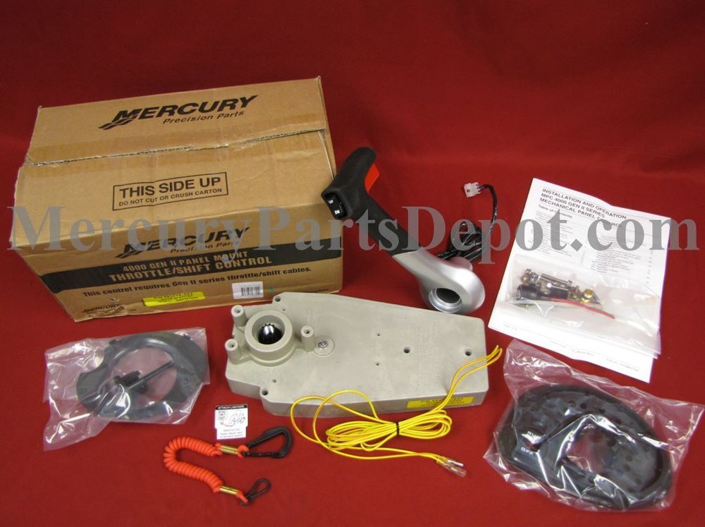 Mercury Outboard Panel Mount Remote Control -Gen II - Lock Bar - 883710A02 - New