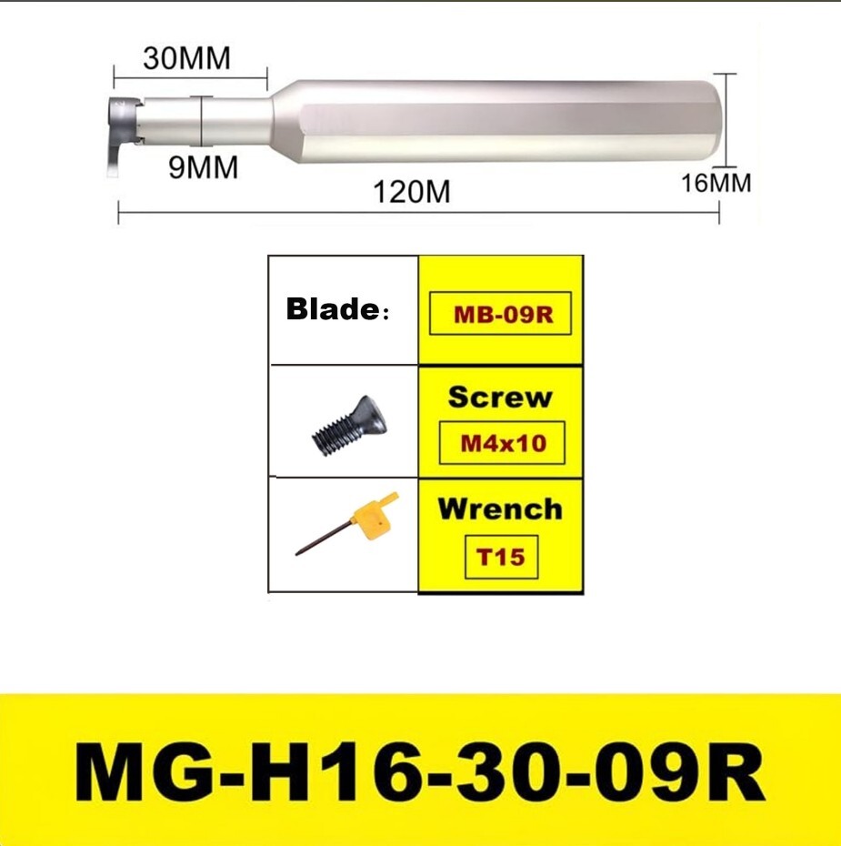 New Indexable Turning Tool Miniature Internal Grooving + 1.5mm Grooving Inserts