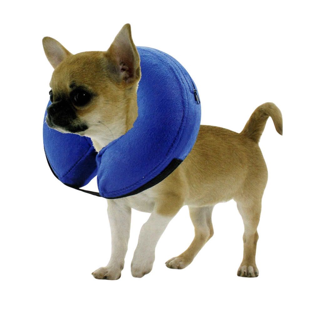 Comfortable & Adjustable Inflatable Pet Collar Alternative to Cone Shaped Large