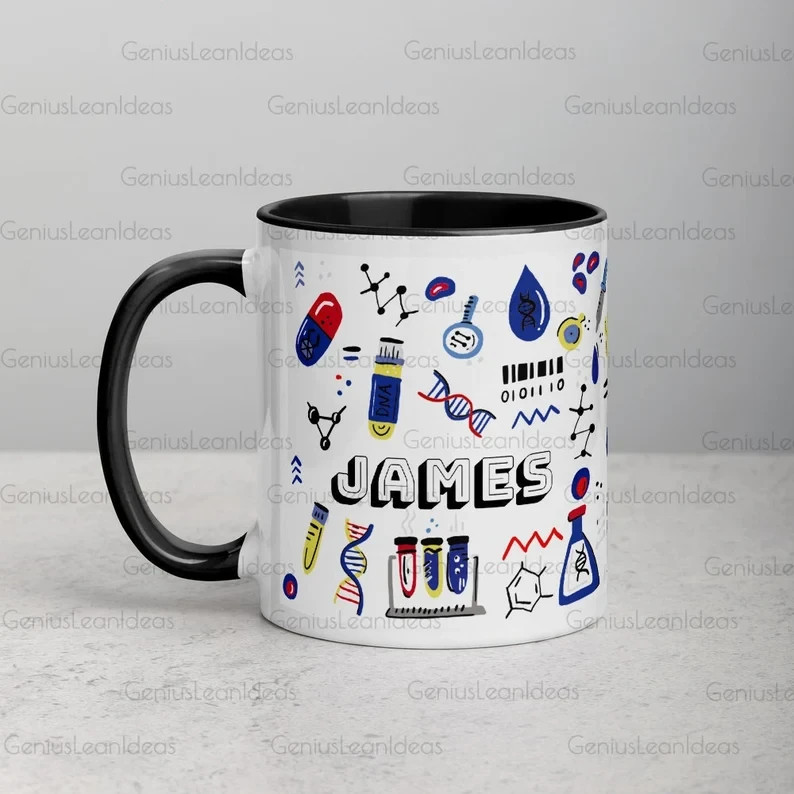 Genetics Coffee Mug Personalized Science Gift Cup