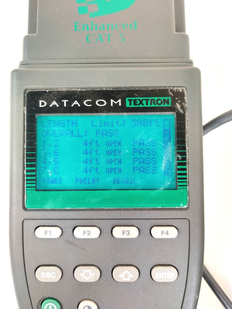 Datacom Technologies LANcat System 6 Cat 5 Cable Tester Analyzer