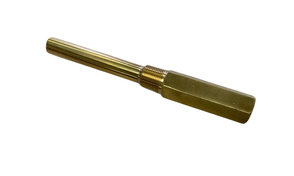 Boiler Immersion Temperature Sensor Brass 9"