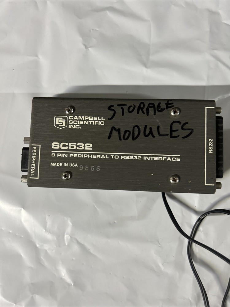 Campbell Scientific SC532 9 Pin Peripheral to RS232 Interface #2e3a