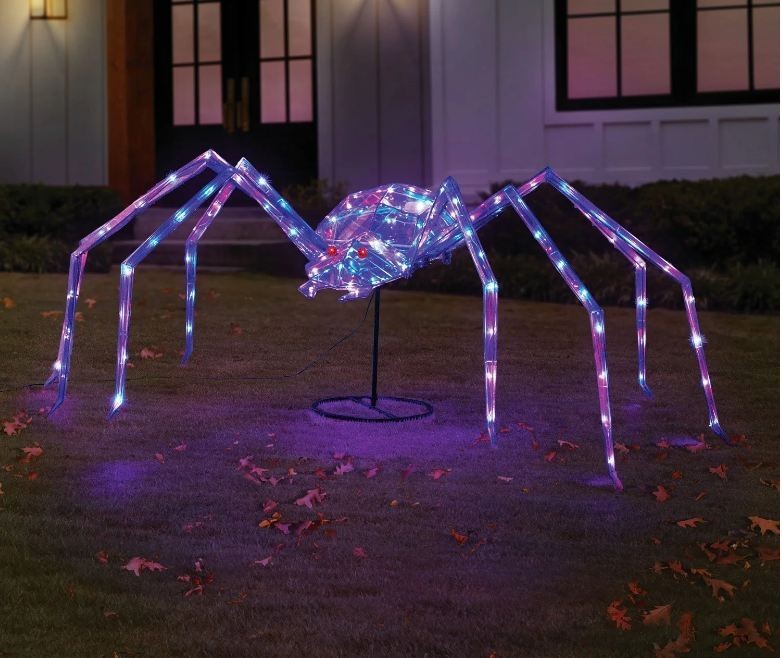 Pre-Lit Prismatic Large Spider – Member’s Mark