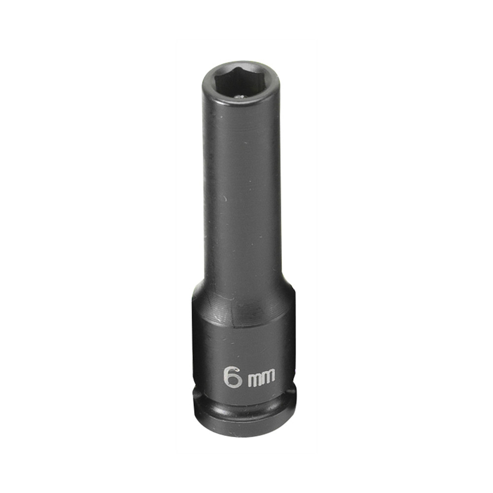 Grey Pneumatic 1/4" Drive x 6mm Magnetic Deep Socket