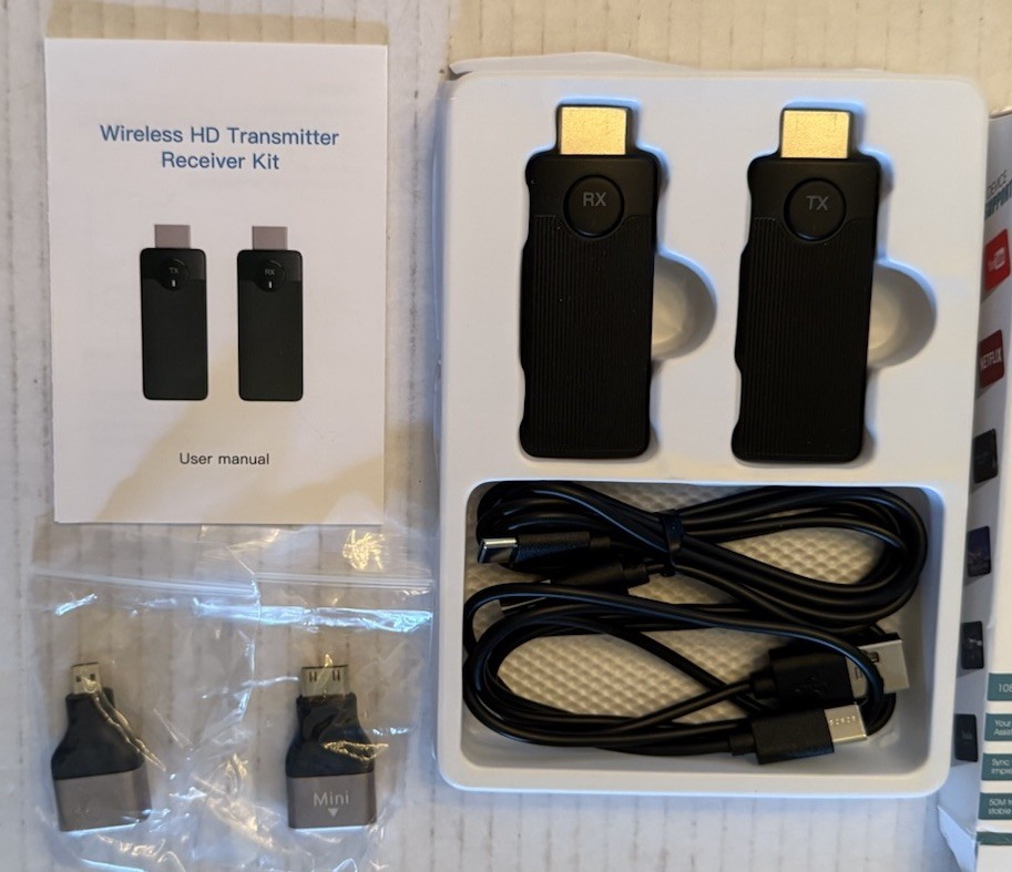 Wireless HD Transmitter And Receiver Kit