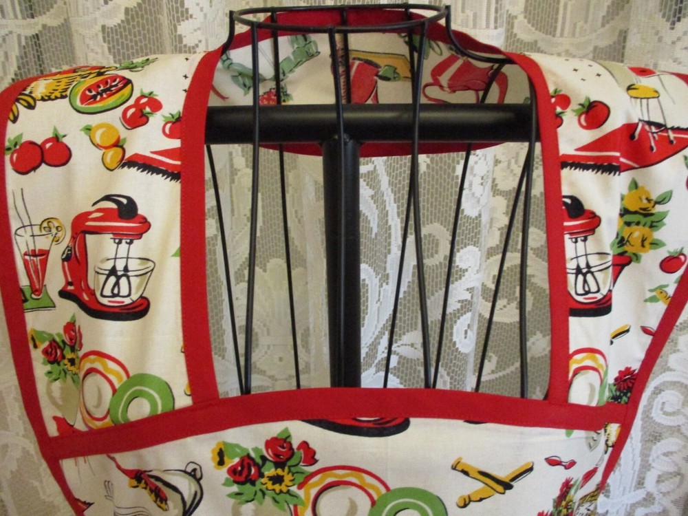 HANDMADE BIB APRON FIFTIES KITCHEN