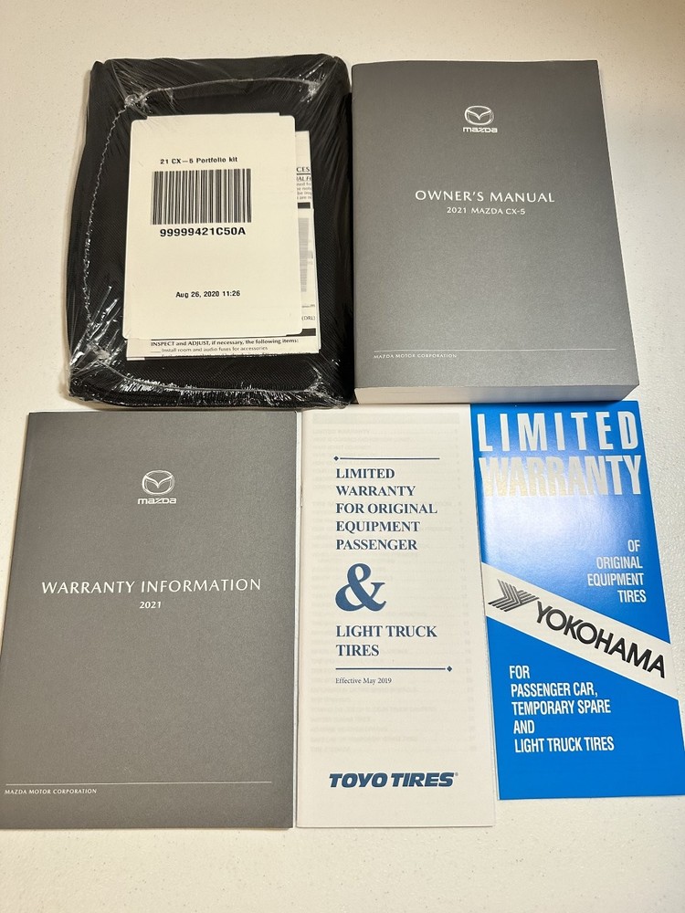 2021 Mazda CX-5 Owner's Manual Set