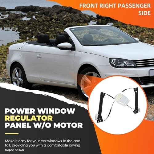 1Q0-837-462-G Front Right Passenger Side Power Window Regulator Compatible