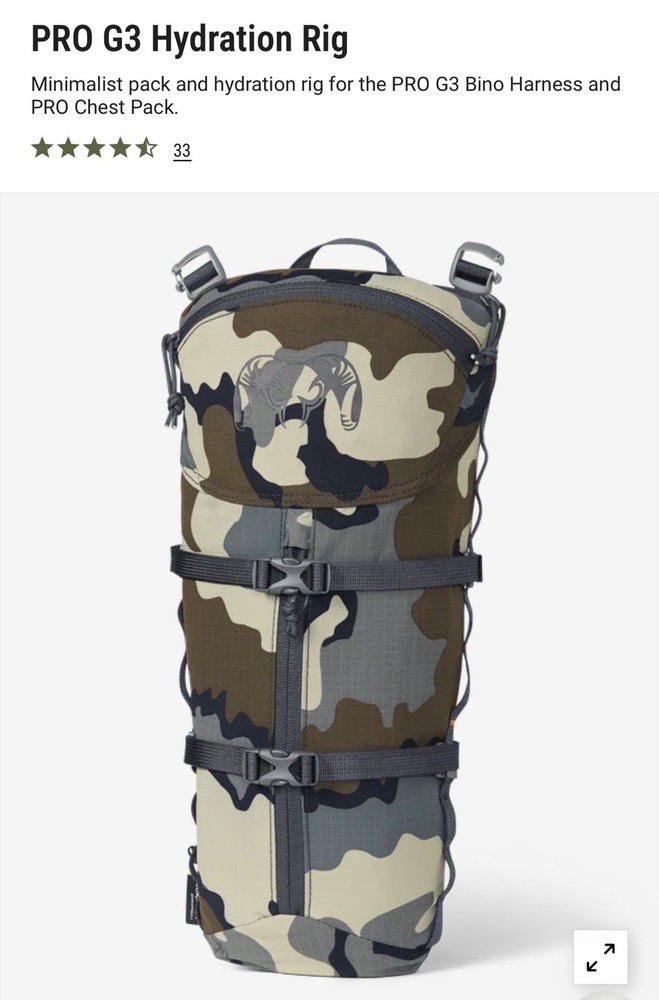 KUIU PRO G3 Hydration Rig