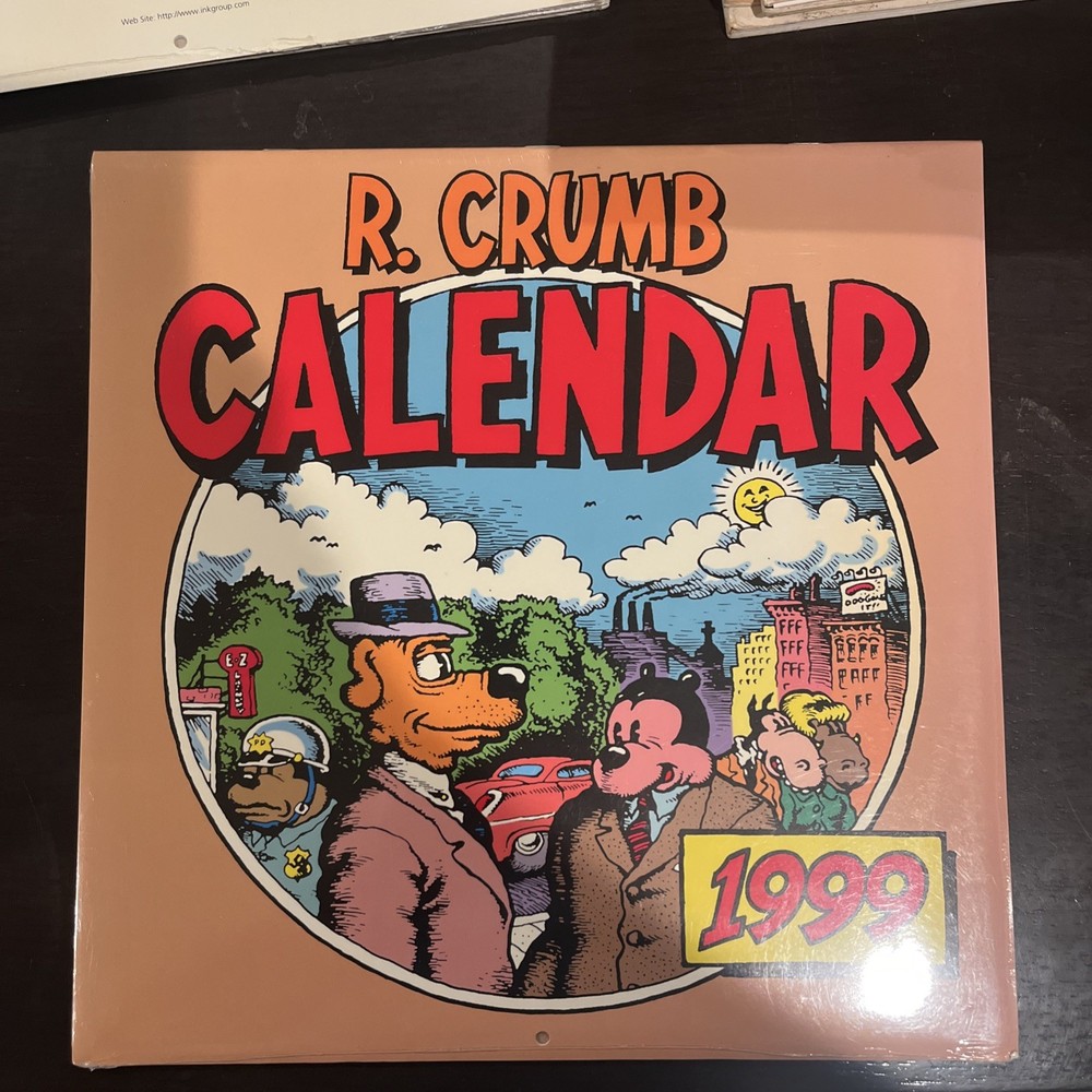 R Crumb Calendar 1999 Sealed New HTF