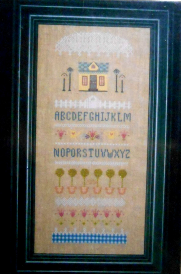 M Designs Counted Thread Pattern Chart SPRING BAND SAMPLER NR#04