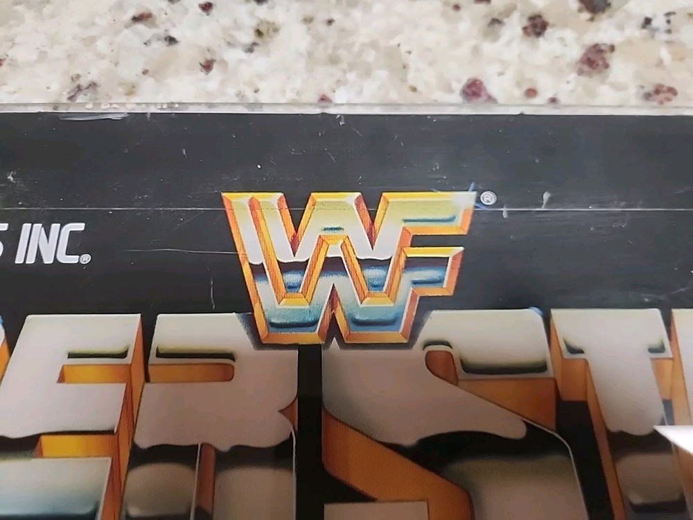 WWF Superstars Arcade Marquee / Technos / Plexiglass