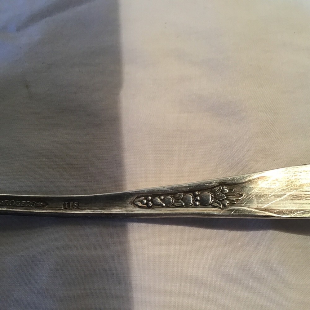 Wm. Rogers IS Fruit pattern tomato lifter