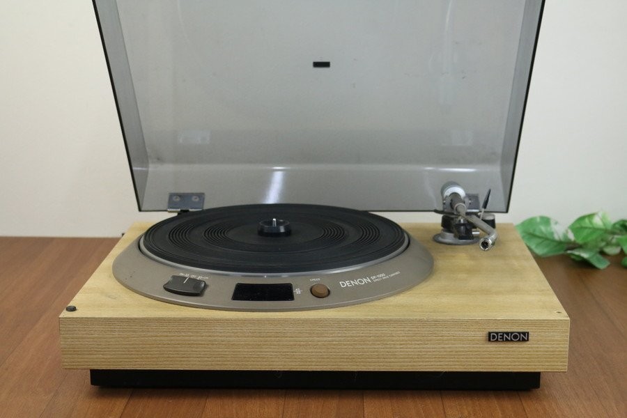 Denon DP-1000 Direct Drive Turntable Record Player Operation Confirmed