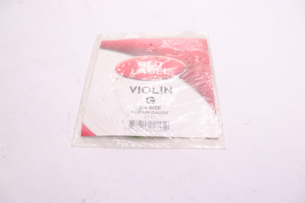Red Label Super Sensitive Violin G-String 3/4" 2145