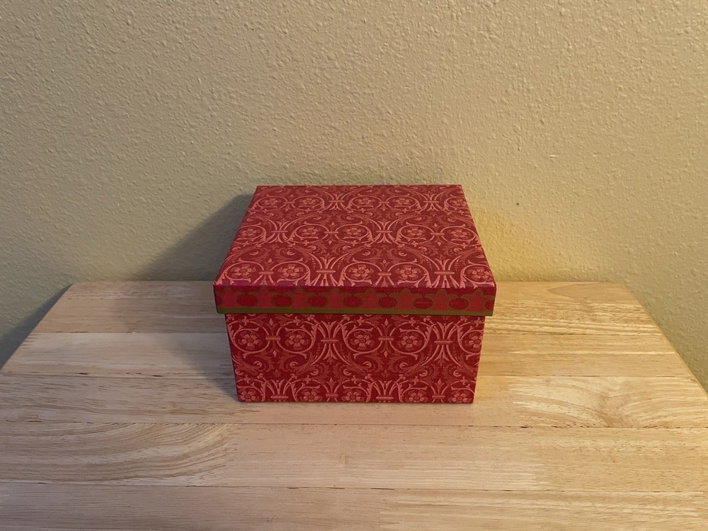 Set of 3 Nesting Boxes Rectangle Red Blue Green
