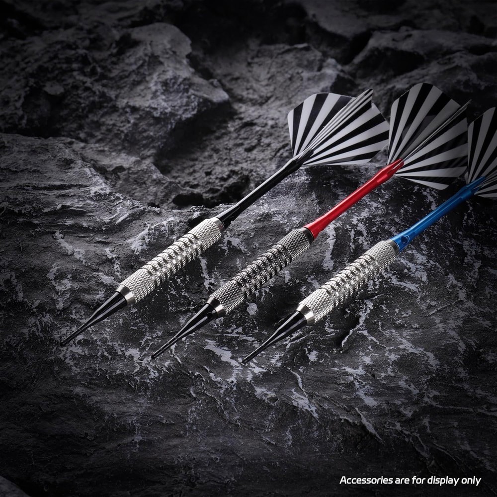 CyeeLife 2BA Thread Soft Tip Dart Point 200 Pack, Accessory - Black