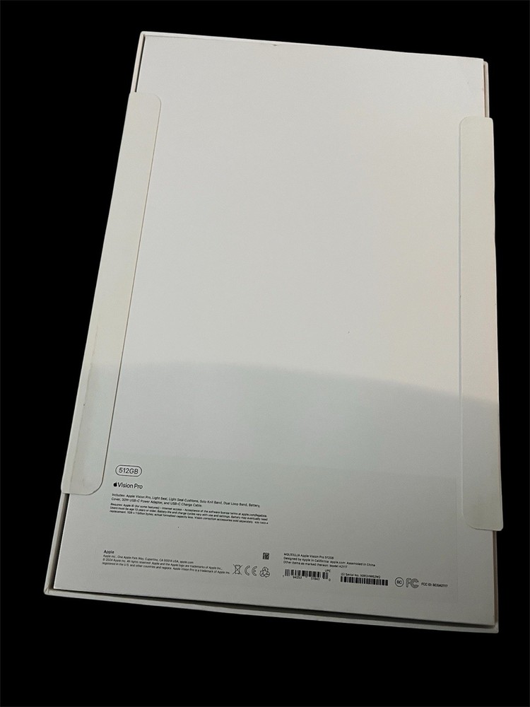 Apple Vision Pro White VR Headset EMPTY BOX ONLY