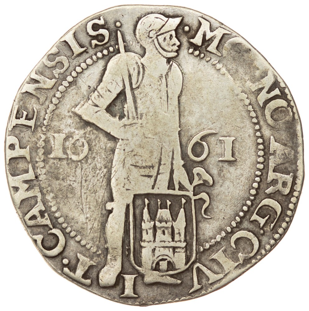 Netherlands / Kampen - Silver Ducat 1661