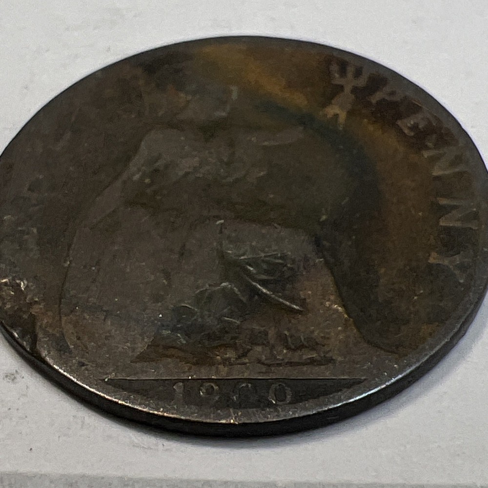 1900 British Half Penny - Free Shipping
