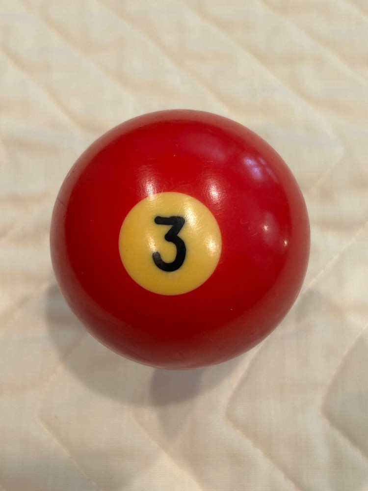 VTG Replacement Billiard Pool Ball 2 1/4" (2.25") Solid Red #3 