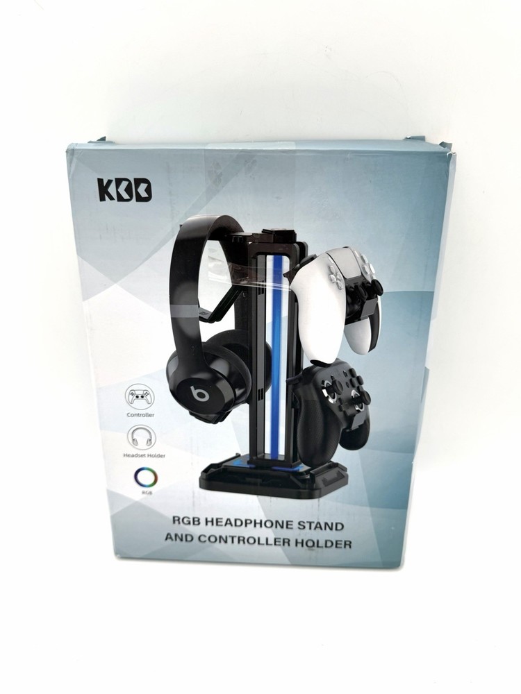 KDD RGB Headphone Stand Controller Holder Open Box Unused