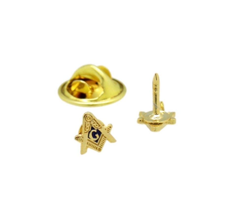 Square & Compasses Masonic Freemason Lapel Pin 1/4''