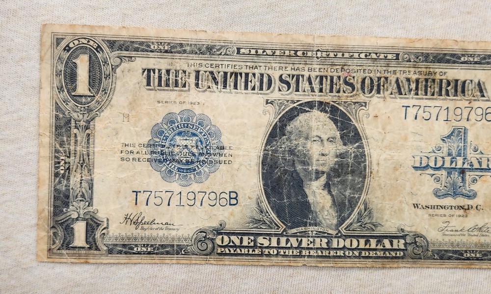 WPCoins ~ 1923 Large #1 Silver Certificate