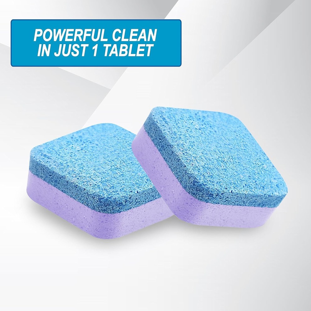 Washing Machine Cleaner Tablets 24 Count, Lavender