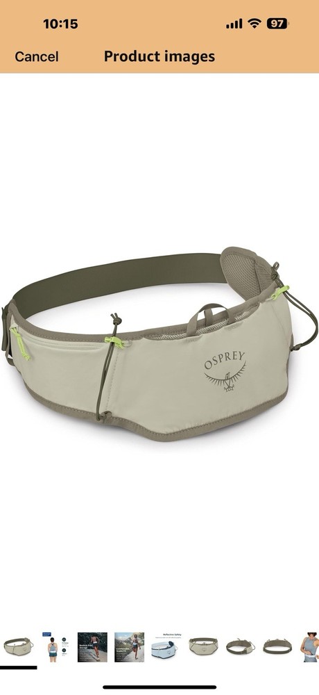 Osprey Duro Dyna LT Belt for Running