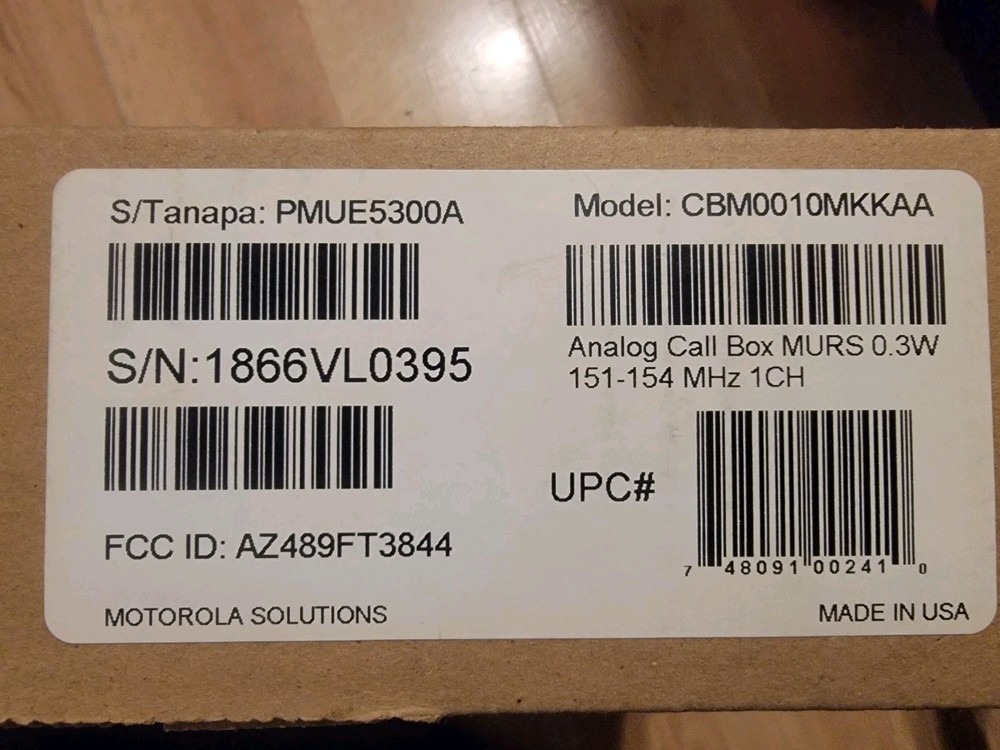 Motorola CB200-M Callbox