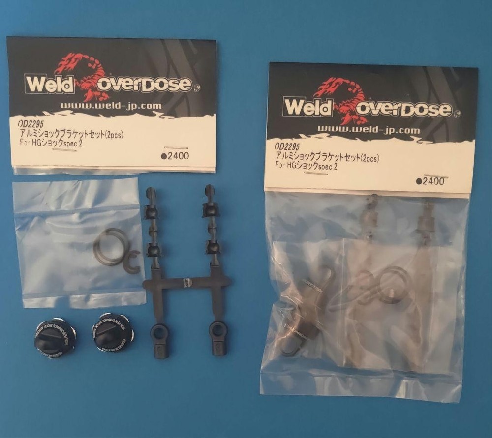 OVERDOSE OD2295 Aluminum Shock Bracket Set
