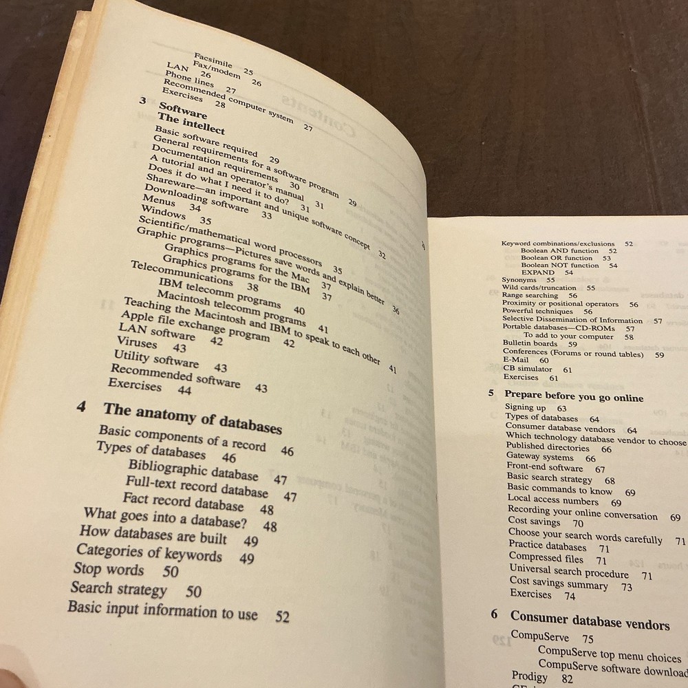 Using Online Scientific Engineering Databases Vintage Computing Textbook 1992