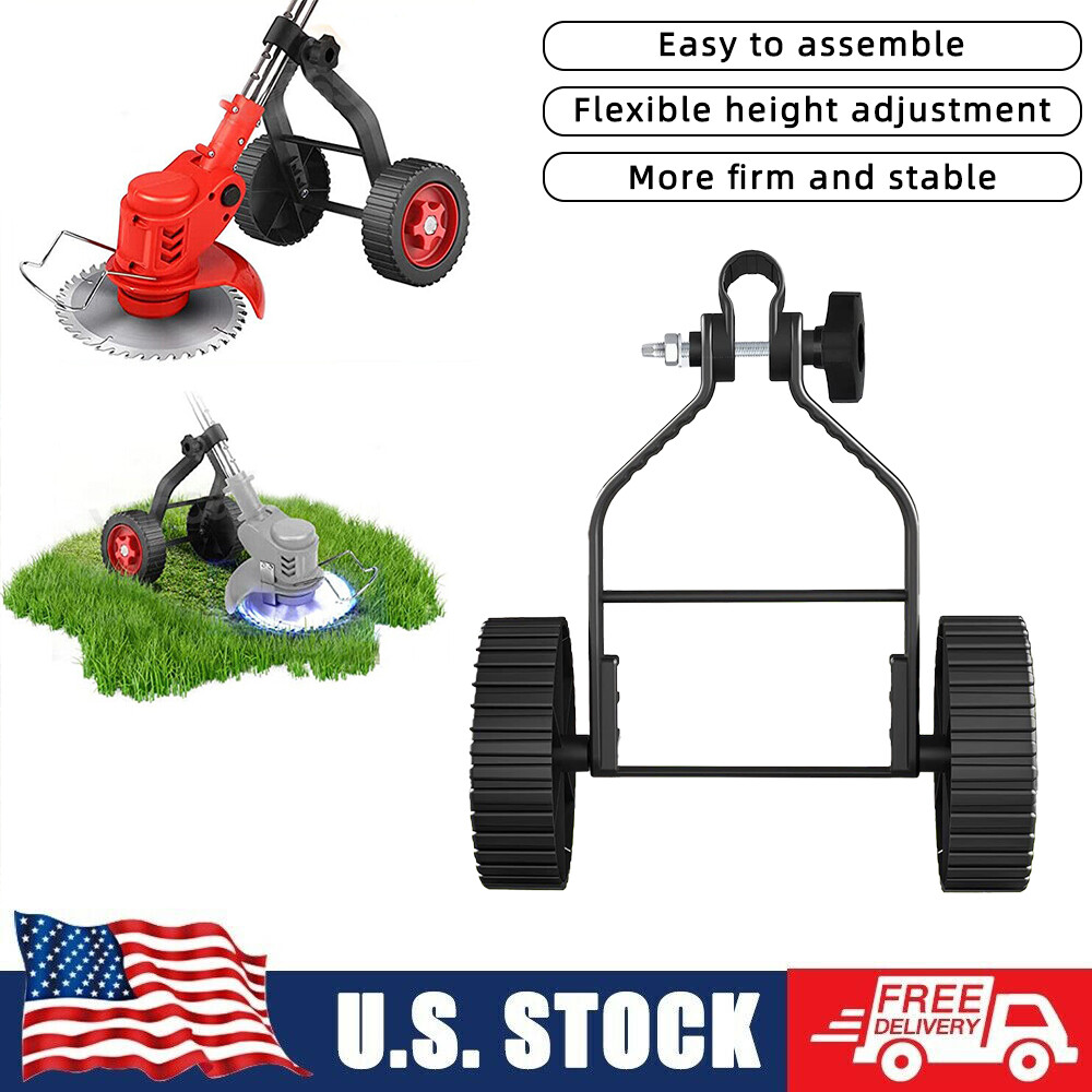 Hot Universal Grass Trimmer Adjustable Support Wheel Ready To Adjust